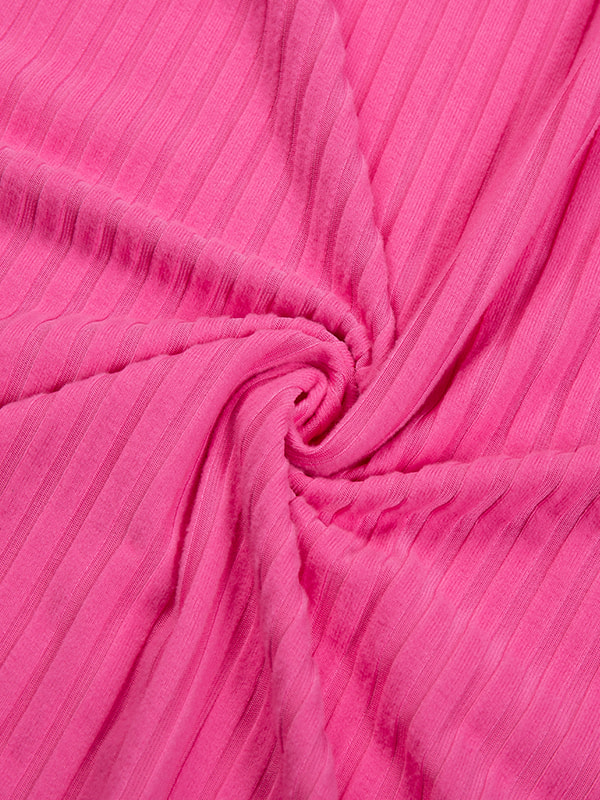 DTY Poly spandex 2*2 rib both side peach for trim or dress, durable,smooth&anti wrinle,light to heavy weight. Fabric
